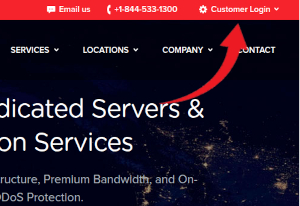 Dedicated Customer Login